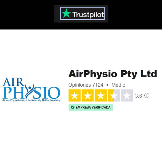 Airphysio TrustPilot test, erfahrungen und Meinungen