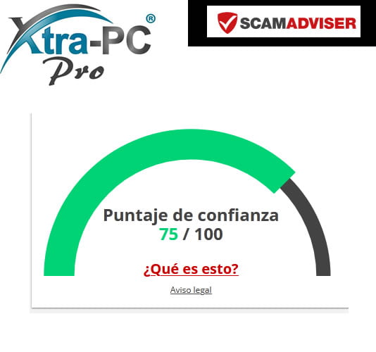 Xtra PC Pro ScamAdviser test avis et opinions